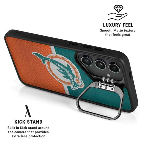 NFL Miami Dolphins Vintage Galaxy S24 FE Kickstand Case